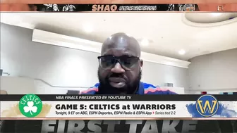 Shaq is taking the WARRIORS in Game 5 ????| First Take