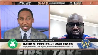 Shaq is taking the WARRIORS in Game 5 ????| First Take