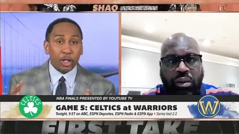 Shaq is taking the WARRIORS in Game 5 ????| First Take