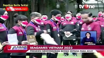 SEA Games Vietnam 2021, Presiden Menyerahkan Bonus Kepada Para Atlet | Kabar Pagi tvOne