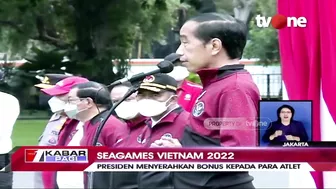 SEA Games Vietnam 2021, Presiden Menyerahkan Bonus Kepada Para Atlet | Kabar Pagi tvOne