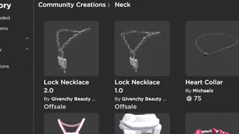 FREE ACCESSORIES! HOW TO GET Lock Necklace 1.0 & 2.0! (ROBLOX Givenchy Beauty House Event)