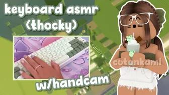 ROBLOX Tower Of Green Tea ???? but it's KEYBOARD ASMR! w/matcha keyboard