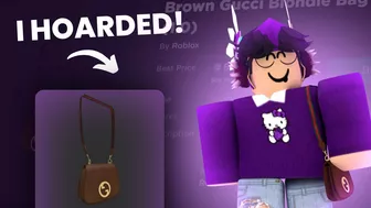 I TRIED Hoarding The NEW Roblox Gucci Limiteds...