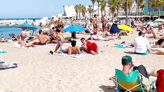 Beach Sant Sebastia/ Barcelona beach walk ????????????walking Spain best beaches