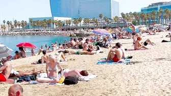 Beach Sant Sebastia/ Barcelona beach walk ????????????walking Spain best beaches