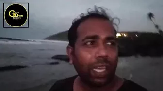 #shocking????????!! Car drowned in sea at Anjuna Beach, #Video by Local Activist Ramesh Bhovi.