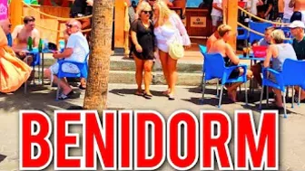 BENIDORM ???????? LEVANTE BEACH JUNE 2022 Costa Blanca SPAIN Walking 4K