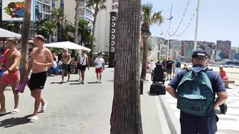 BENIDORM ???????? LEVANTE BEACH JUNE 2022 Costa Blanca SPAIN Walking 4K