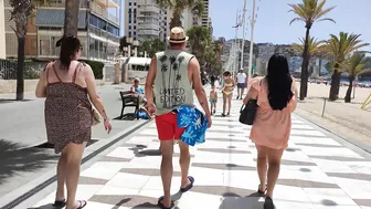 BENIDORM ???????? LEVANTE BEACH JUNE 2022 Costa Blanca SPAIN Walking 4K