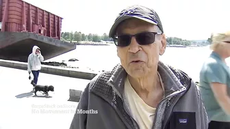 Barge beached in Vancouver’s English Bay not budging