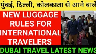 Breaking News From Indian Airports || New Rules on Luggage for International Travel