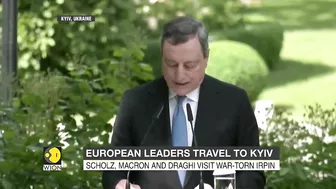 European leaders travel to Kyiv as they pledge their support amid the ongoing Russian invasion