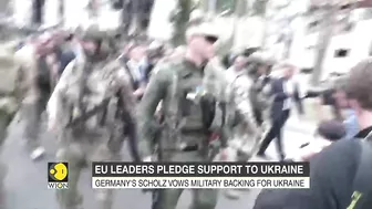 European leaders travel to Kyiv as they pledge their support amid the ongoing Russian invasion