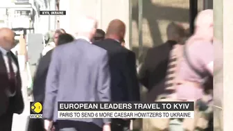 European leaders travel to Kyiv as they pledge their support amid the ongoing Russian invasion