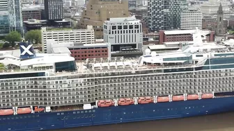 Celebrity Silhouette Cruise Ship docked, Liverpool on 16.6.22