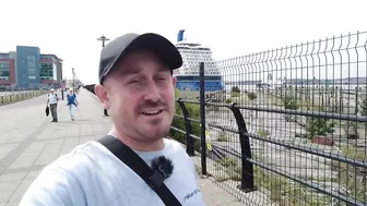 Celebrity Silhouette Cruise Ship docked, Liverpool on 16.6.22