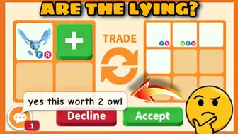 PEOPLE “LIE” TO GET GOOD TRADES?????????? Adopt me Roblox