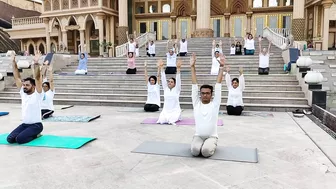 Art of Living celebrating International Yoga Day 2022 at KoD