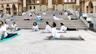 Art of Living celebrating International Yoga Day 2022 at KoD