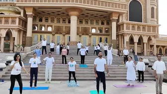 Art of Living celebrating International Yoga Day 2022 at KoD