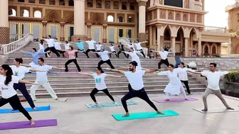 Art of Living celebrating International Yoga Day 2022 at KoD