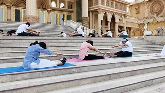 Art of Living celebrating International Yoga Day 2022 at KoD