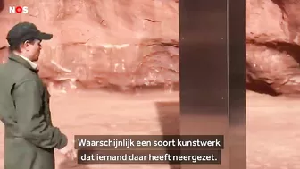 Mysterieuze zilveren pilaar is opeens verdwenen