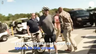 President Biden 'good' after falling off his bike at Delaware beach | USA TODAY