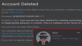 Roblox Arsenal DEV GOT BANNED... This Sucks