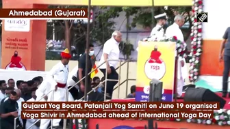 Gujarat: State Yog Board, Patanjali Yog Samiti organise Yoga Shivir in Ahmedabad