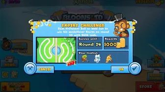 How to Beat The NEW Professor Evil Challenge in BTD Battles | Week 25