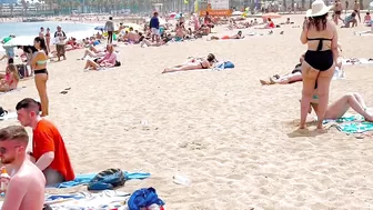 Barcelona beach walk / beach Sant Sebastia ????????????walking Spain best beaches