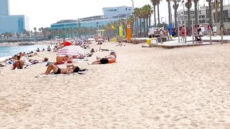 Barcelona beach walk / beach Sant Sebastia ????????????walking Spain best beaches