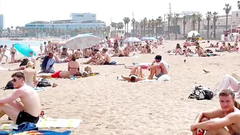 Barcelona beach walk / beach Sant Sebastia ????????????walking Spain best beaches