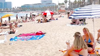 Barcelona beach walk / beach Sant Sebastia ????????????walking Spain best beaches