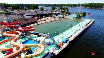 Indiana Beach Boardwalk Resort 1st Day Of Summer 4K Aerial Tour Must See Drone Footage