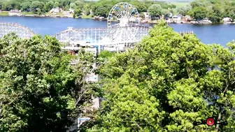 Indiana Beach Boardwalk Resort 1st Day Of Summer 4K Aerial Tour Must See Drone Footage