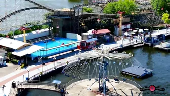 Indiana Beach Boardwalk Resort 1st Day Of Summer 4K Aerial Tour Must See Drone Footage