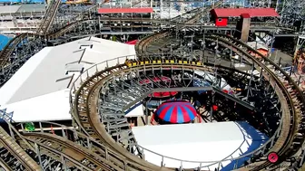 Indiana Beach Boardwalk Resort 1st Day Of Summer 4K Aerial Tour Must See Drone Footage