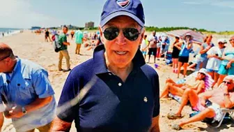 Biden INSULTS a Reporter at the BEACH.....