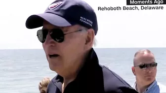 Biden INSULTS a Reporter at the BEACH.....