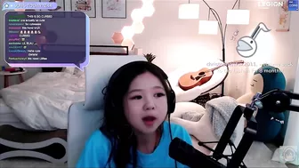 Baby Fuslie Takes Over Her Stream