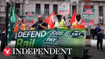 Rail strikes: Millions affected by travel disruption from RMT walkout