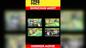 shinchan banned horror movie in shinchan anime series | #shorts #freefacts #shinchan