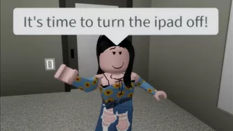 When mum tells you to turn off your iPad???? (Roblox Meme)