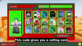 NEW LIMITED CODE IN ARSENAL!!! (Roblox Arsenal)