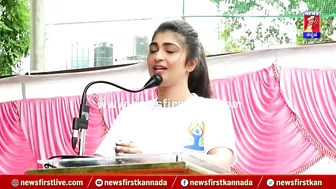 Aditi Prabhudeva : ಮೋದಿಜಿ ಹೇಳಿದ ಹಾಗೇ.. | PM Narendra Modi | International Yoga Day|NewsFirst Kannada