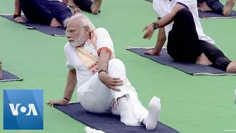 Modi Leads Celebration of International Yoga Day