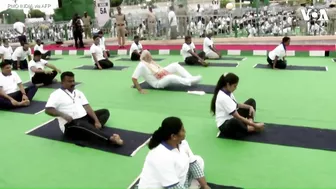 Modi Leads Celebration of International Yoga Day